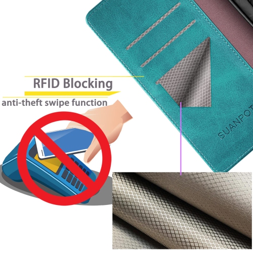 Samsung Galaxy S24 5G Wallet case with RFID Blocking Credit Card Holder,Flip Book PU Leather Protective Cover Women Men for Samsung S24 Phone case