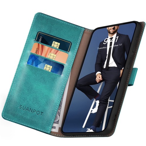 Samsung Galaxy S24 5G Wallet case with RFID Blocking Credit Card Holder,Flip Book PU Leather Protective Cover Women Men for Samsung S24 Phone case