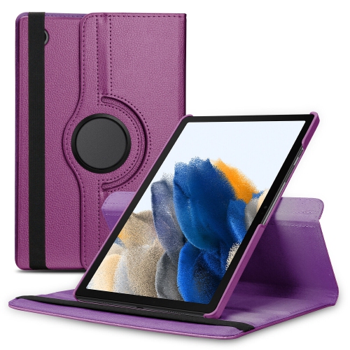 XCRS Samsung Galaxy Tab A9 8.7 inches 2024 Case 360° Swivel Rotating with Kickstand, Multi-Angle Viewing PU Leather Folio Cover
