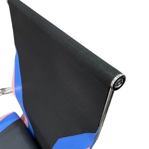 Ergonomic Office Chair, PU Leather Office Chair with Swivel Wheels, Height Adjustable for Home, Office