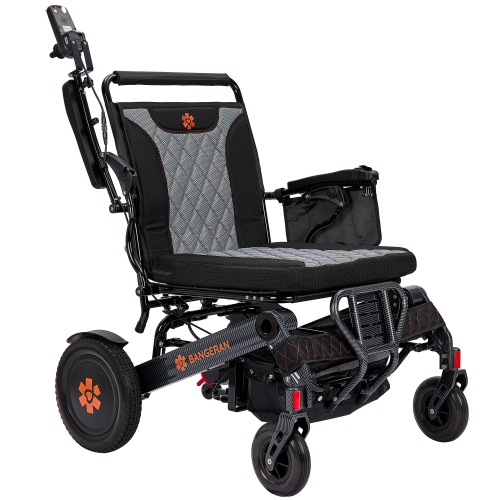 Automatic Fold/Unfold, Heavy Duty, Mobility Aid Electric Wheelchair with USB Port for Charging Devices – Lightweight, Intelligent Braking & Airline