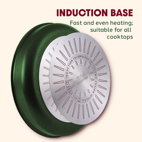 Batterie de cuisine antiadhésive T-fal Ingenio, four à induction, 14 pièces, batterie de cuisine 500F pièces, casseroles et poêles, four, gril, va au