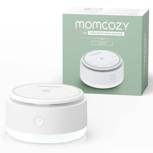 Momcozy Sound Machine for Baby-20 Soothing Sounds & Touch Light Portable White Noise for Kids & Adults for Sleeping Timer and Memory