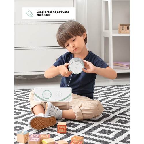 Appareil sonore MomCozy pour bébé-20 sons apaisants et lumière tactile bruit blanc portatif pour enfants et adultes pour minuterie de sommeil et