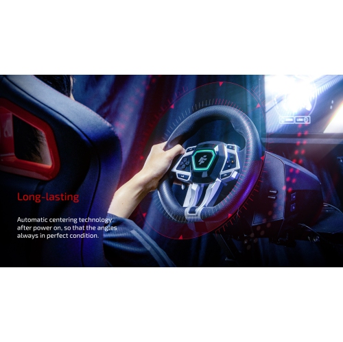 Flashfire IMOLA Adjustable Racing Wheel Set w/ Force Feedback|For Xbox One and Xbox Series X/S,PC,PS4|900° Rotation W/ 3 Pedal Board and