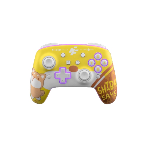 FLASHFIRE  Master Bluetooth Gaming Controller for PC And Nintendo Switch|Six-Axis Somatosensory|Interchangeable Cover|RGB Lighting|Up to 10H Of