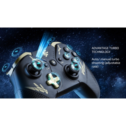 Flashfire SwingPad Bluetooth Gaming Controller for PC and Nintendo Switch|Haptic Feedback and Built-in Motion Sensor|RGB Lighting |Up to 10h of