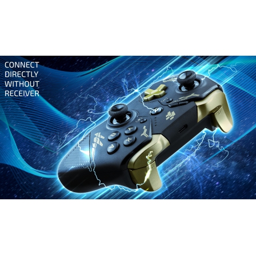 Flashfire SwingPad Bluetooth Gaming Controller for PC and Nintendo Switch|Haptic Feedback and Built-in Motion Sensor|RGB Lighting |Up to 10h of