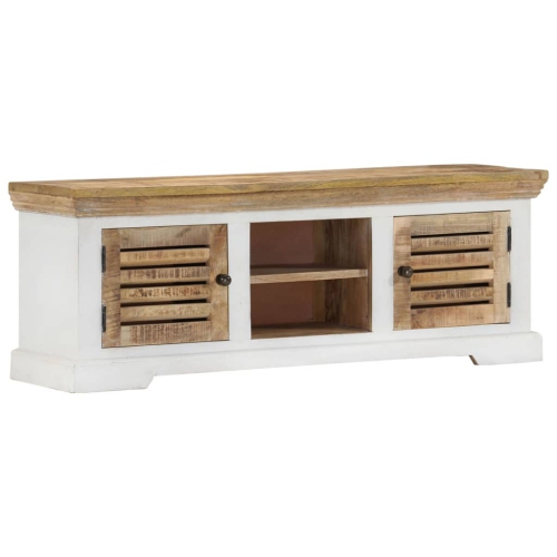 vidaXL TV Cabinet 110x30x40 cm Solid Wood Mango