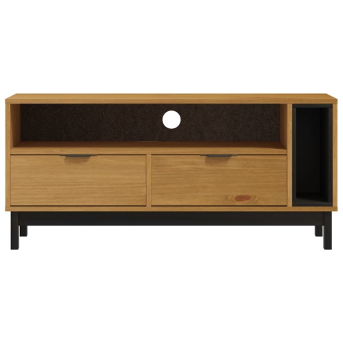 vidaXL TV Cabinet FLAM 110x40x50 cm Solid Wood Pine