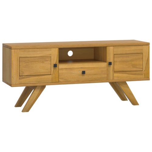 VIDAXL  Tv Cabinet 110X30X50 Cm Solid Wood Teak
