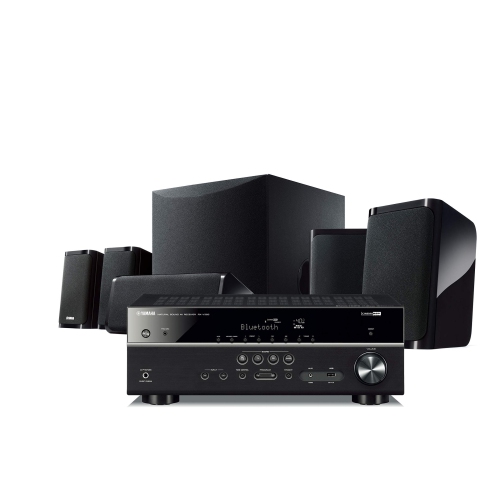 Refurbished - Yamaha YHT-4950U 4K Ultra HD 5.1-Channel Home Theater System with Bluetooth - Black