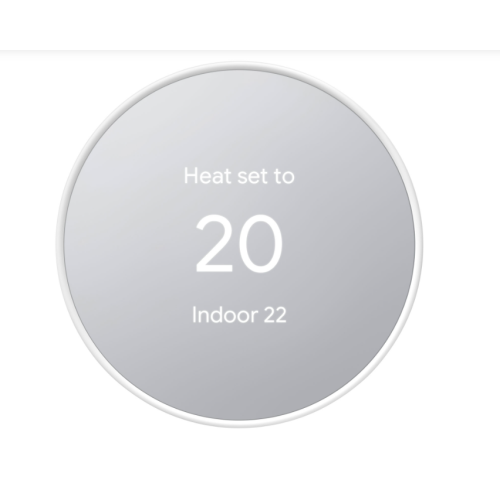 Thermostat intelligent Wi-Fi Nest de Google - neige - remis à neuf