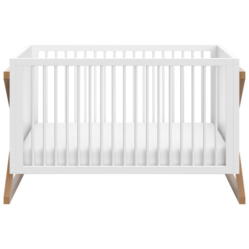 Storkcraft Equinox 3-in-1 Convertible Crib - Vintage Driftwood/White
