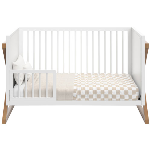 Storkcraft Equinox 3-in-1 Convertible Crib - Vintage Driftwood/White