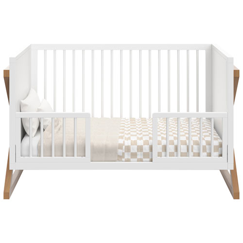 Storkcraft Equinox 3-in-1 Convertible Crib - Vintage Driftwood/White