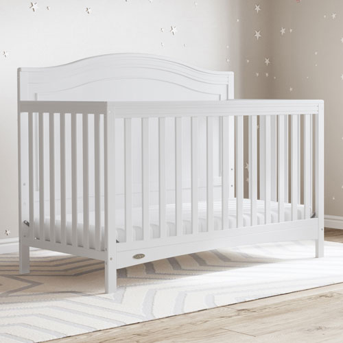 Graco Paris 4-in-1 Convertible Crib - White
