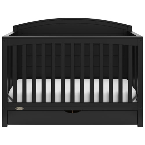 Lit de bébé transformable 5-en-1 Bellwood de Graco avec tiroir - Noir