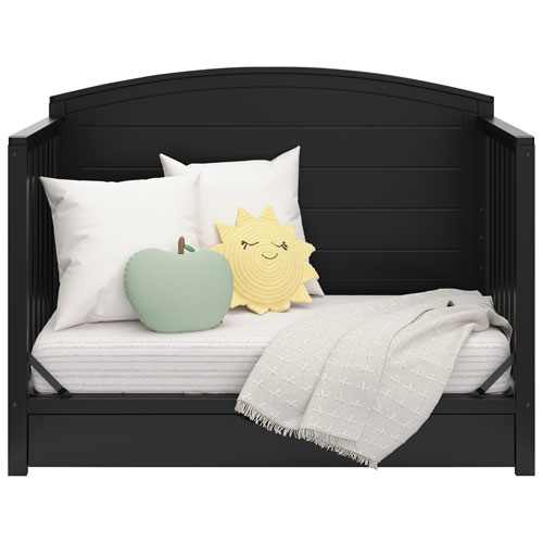 Lit de bébé transformable 5-en-1 Bellwood de Graco avec tiroir - Noir