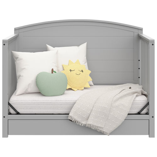 Graco Bellwood 5-in-1 Convertible Crib with Drawer - Pebble Grey