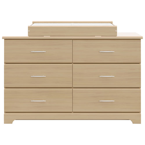 Storkcraft Brookside 6-Drawer Dresser - Driftwood