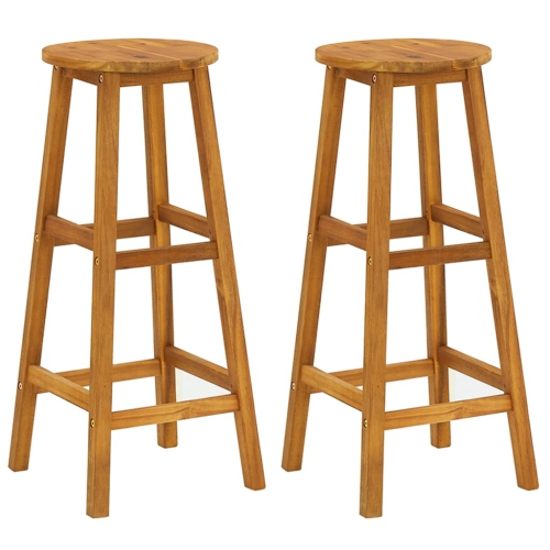 vidaXL 3 Piece Garden Bar Set Solid Wood Acacia