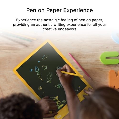 myFirst Sketch 3 - Kid's 10-inch LCD Writing Tablet, Colorful Doodle Pad Drawing Board, Educational Toddler Toy - Yellow