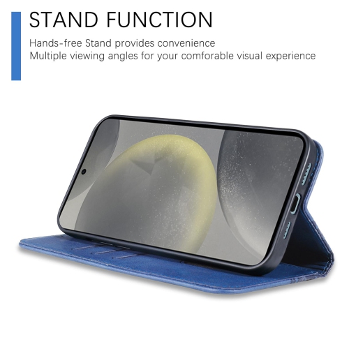 Case for Samsung Galaxy S24 5G Premium PU Leather Flip Folio Galaxy S24 Wallet Case with Card Slots Strong Magnetic Stand Soft TPU Shell Phone Book