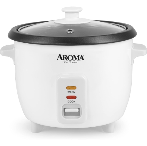 AROMA  Housewares 6-Cup (Cooked) 1.5 Qt. One Touch Rice Cooker