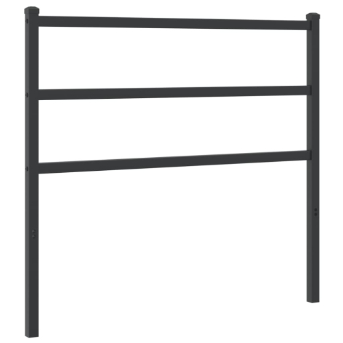 Tête de lit en métal 100&nbsp;cm noir vidaXL