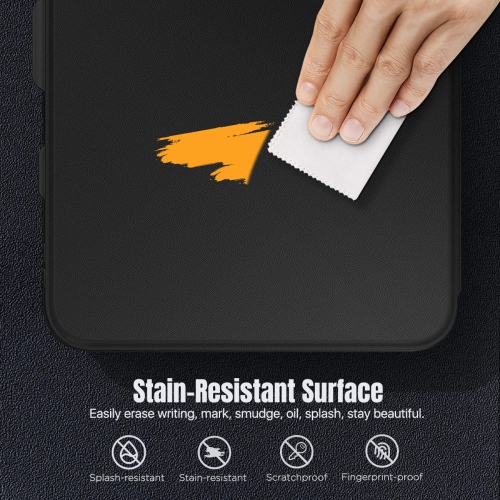 iPad – Étui de 10th génération avec porte-crayon, 10,9 po, protecteur d’écran intégré, dos transparent, support de visionnement multi-angle résistant