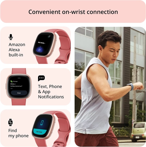 Remis à neuf - montre intelligente de mise en forme Versa 4 de Fitbit