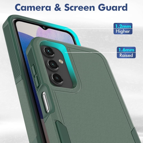 XCRS Dual Layered Comm PC + TPU Case for Samsung Galaxy A15 5G 6.5”, Heavy Duty, Tuff, Shockproof Protective, Drop Tested, Full Body Protection Cover