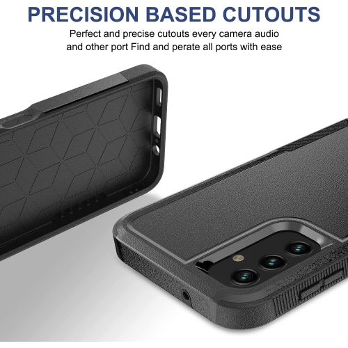 XCRS Dual Layered Comm PC + TPU Case for Samsung Galaxy A15 5G 6.5”, Heavy Duty, Tuff, Shockproof Protective, Drop Tested, Full Body Protection Cover