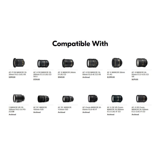 Remis à neuf; protège-objectif avant encliquetable C-72 de Nikon/NIKKOR; 72 mm/BYC-LC72