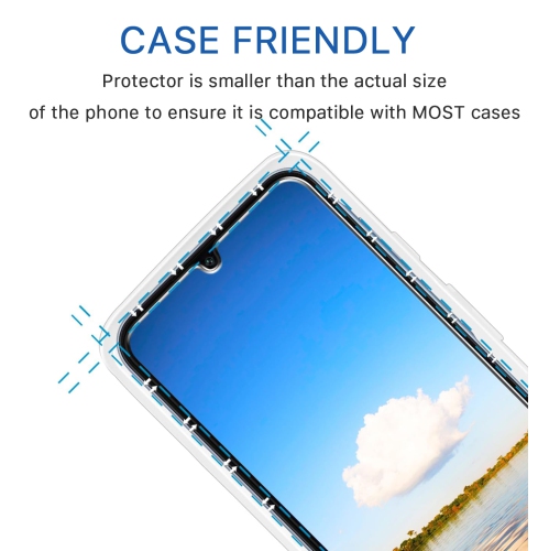 Protecteur d'écran en verre trempé pour Galaxy A15 5G Screen HD film 9H anti-rayures de Samsung compatible, sans bulles, protecteur d'écran tactile