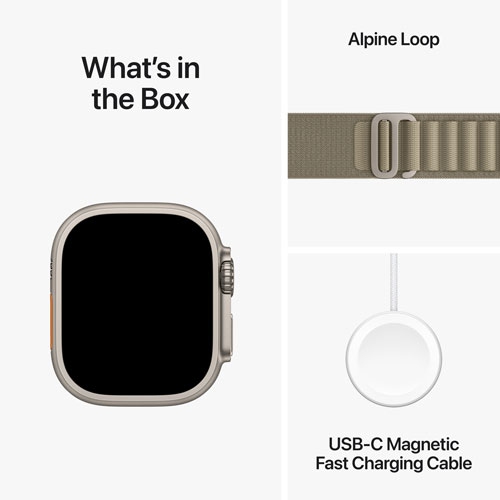 Apple Watch Ultra 2 (GPS + Cellular) 49mm Titanium Case (no band) by APPLE - Refurbished condition - Image 8
