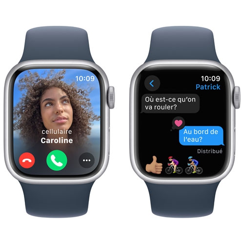 Apple Watch Series 9 (GPS) 41mm Silver Aluminum Case (no band) by APPLE - Open Box condition - Image 5