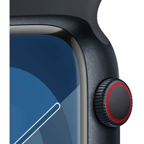 Apple Watch Series 9 (GPS+Cellular) 45mm Midnight Aluminum Case (no band) by APPLE - Refurbished condition - Image 4
