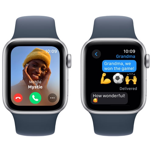 Apple Watch SE (GPS) 40mm Silver Aluminum Case (no band) by APPLE - Refurbished condition - Image 5