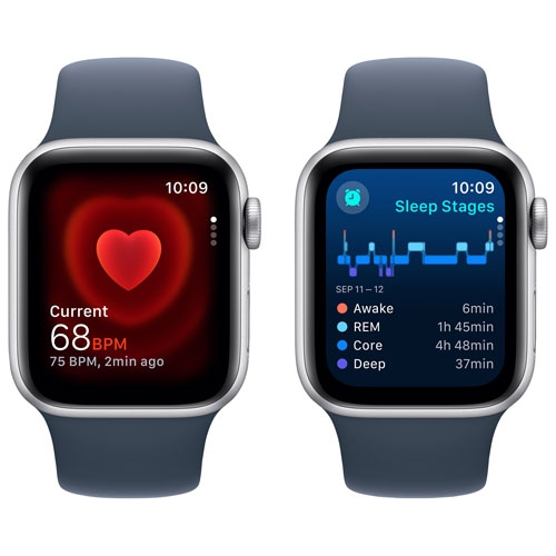 Apple Watch SE (GPS) 40mm Silver Aluminum Case (no band) by APPLE - Refurbished condition - Image 7