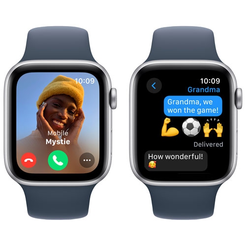 Remis à neuf - Apple Watch SE (GPS) avec boîtier en aluminium argenté 44 mm (sans bracelet)