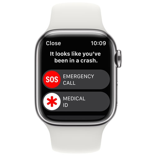 Apple Watch Series 8 (GPS) 41mm Silver Aluminum Case (no band) by APPLE - Refurbished condition - Image 4