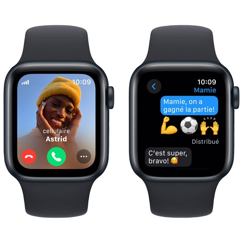 Apple Watch SE (GPS + Cellular) 40mm Midnight Aluminum Case (no band) by APPLE - Refurbished condition - Image 6