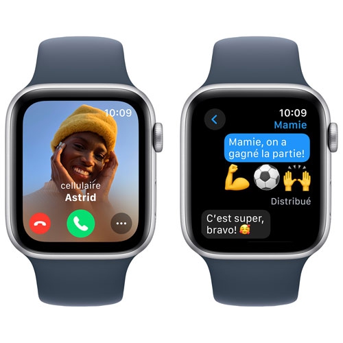 Apple Watch SE (GPS) 44mm Silver Aluminum Case (no band) by APPLE - Refurbished condition - Image 6
