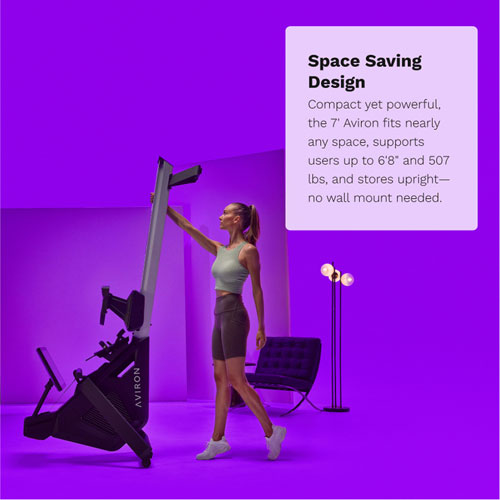 Rameur magnétique/pneumatique basé sur le jeu série Strong avec écran tactile HD de 22 po d'Aviron - Exclusivité de Best Buy