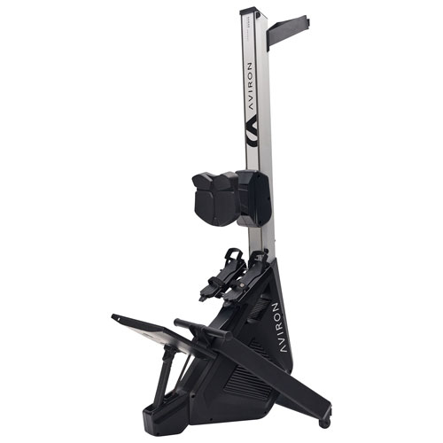 Rameur magnétique/pneumatique basé sur le jeu série Strong avec écran tactile HD de 22 po d'Aviron - Exclusivité de Best Buy