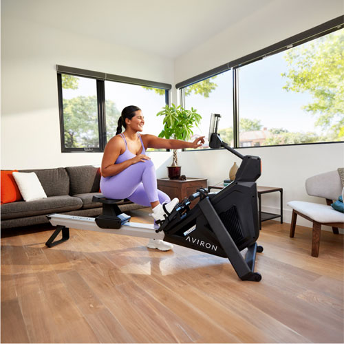 Aviron StrongGo Air/Magnetic Rowing Machine with iPad Integration - Only at Best Buy