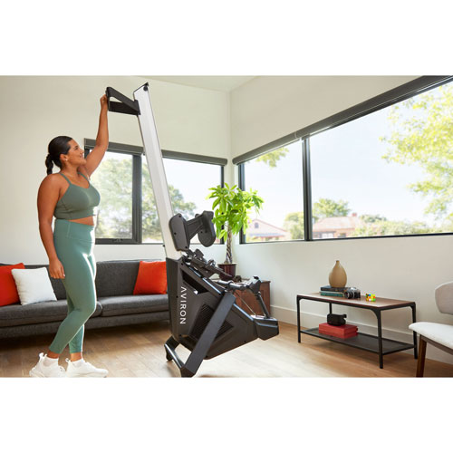 Aviron StrongGo Air/Magnetic Rowing Machine with iPad Integration - Only at Best Buy