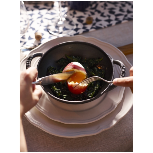 STAUB Specialities 16 cm / 6.5 inch Cast Iron Mini Wok, Black